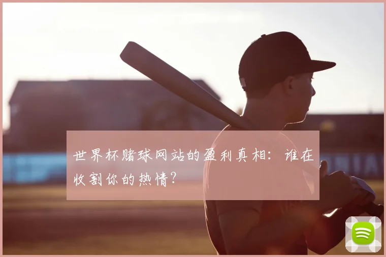 世界杯赌球网站的盈利真相：谁在收割你的热情？
