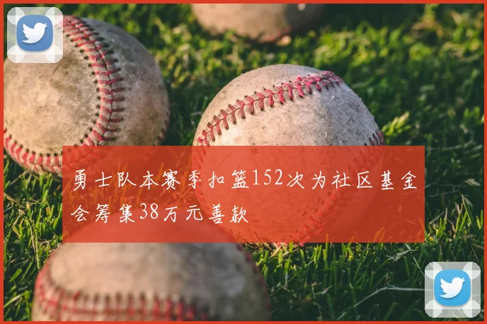 勇士队本赛季扣篮152次为社区基金会筹集38万元善款
