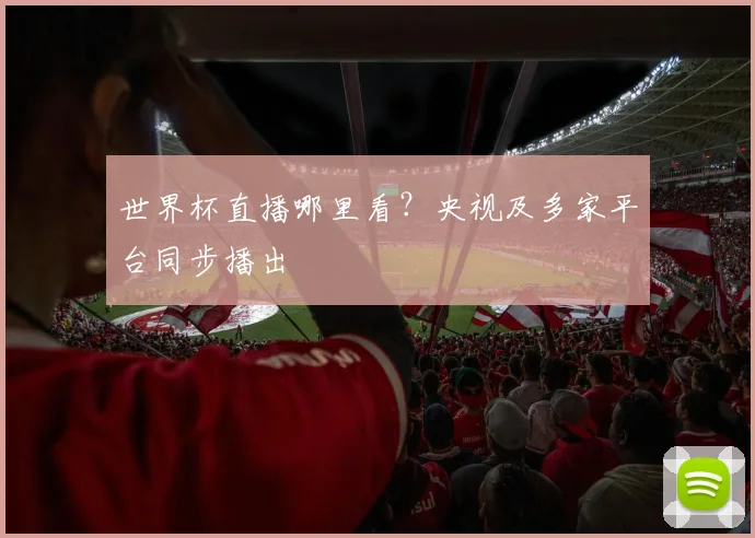 世界杯直播哪里看?央视及多家平台同步播出